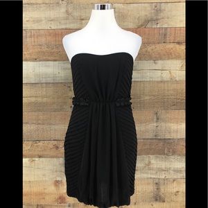 NWT BCBG‎ GENERATION Black Strapless Dress Size 6